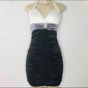 Black & White Cocktail Dress